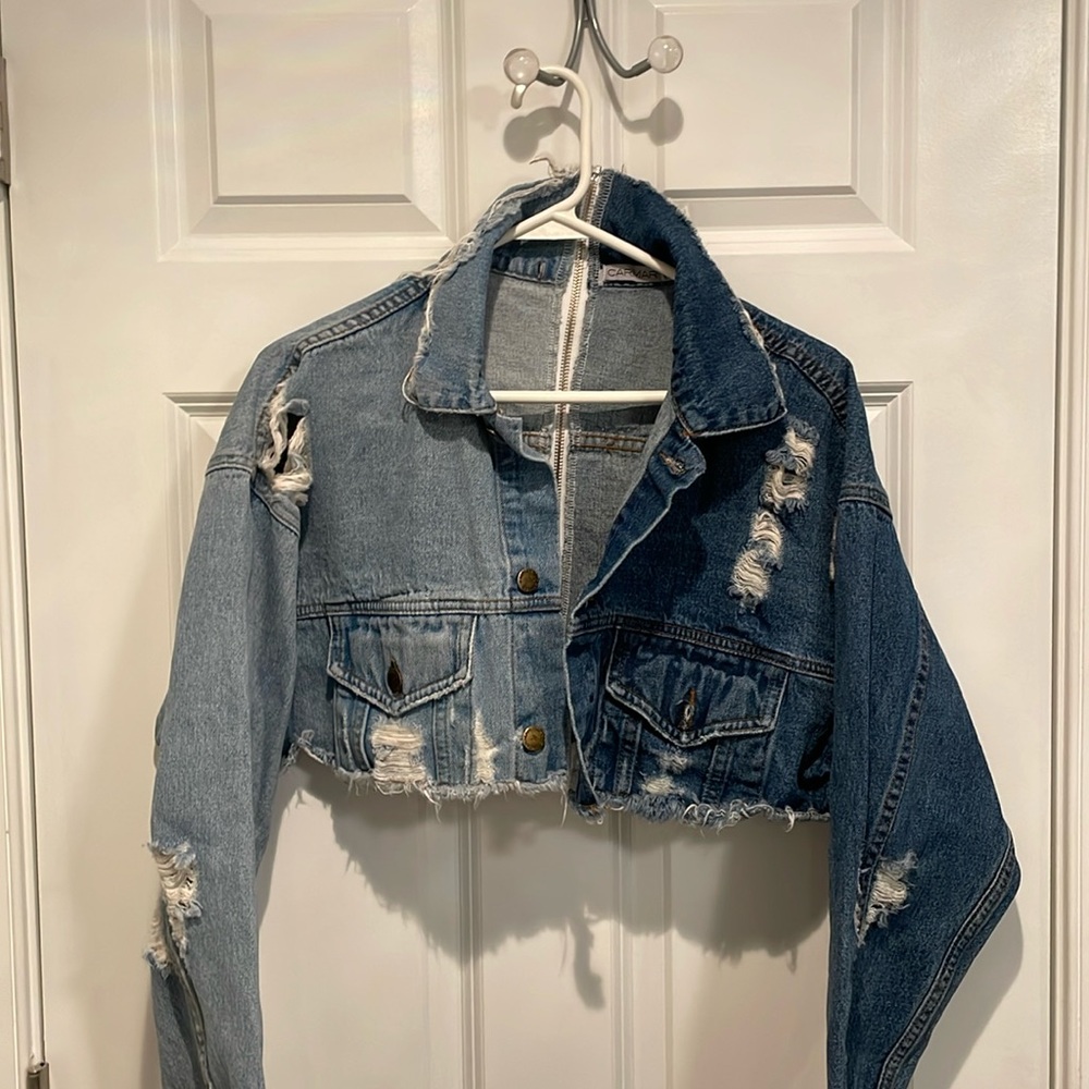 Carmar Jean jacket 

Initials on tag